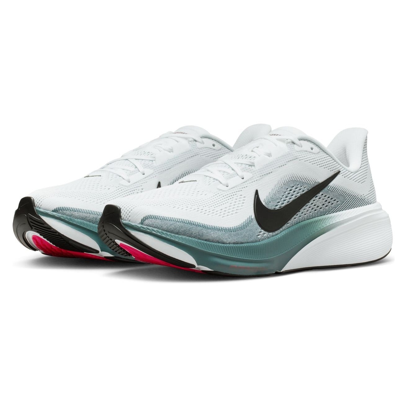 Nike Pegasus 42 - Mens Running Shoes - White/Black/Mineral Slate/Hyper Pink - image 6