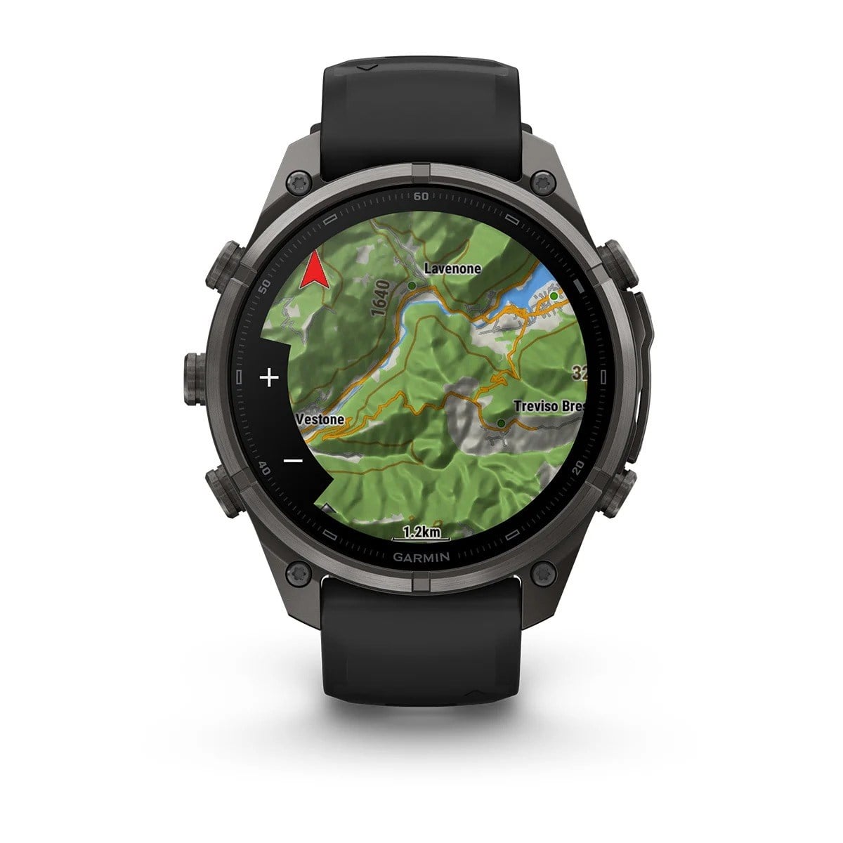 Garmin Fenix 9 Pro 47mm Premium Multisport Smartwatch - Carbon Grey DLC Titanium with Black/Pebble - Carbon Grey DLC Titanium with Black/Pebble Grey Silicone Band - image 6