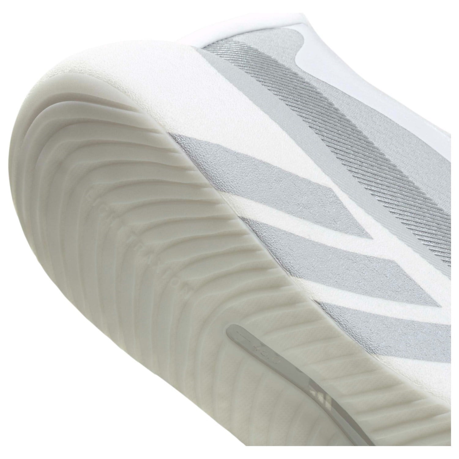adidas Hyperboost Edge - Mens Running Shoes - Cloud White/Solid Grey/Silver Metallic - image 7