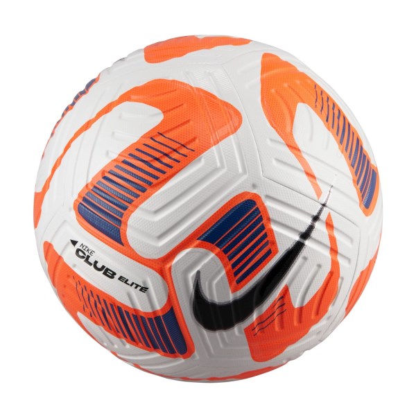 Nike Club Elite Soccer Ball - Size 5 - White/Total Orange/Black