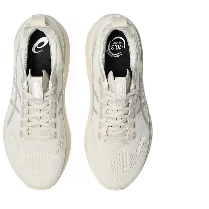 Asics Gel Kayano 32 - Mens Running Shoes - Oatmeal/Meteor Grey