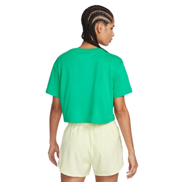 Nike Dri-Fit OZ Open Womens Short Sleeve T-Shirt - Stadium Green