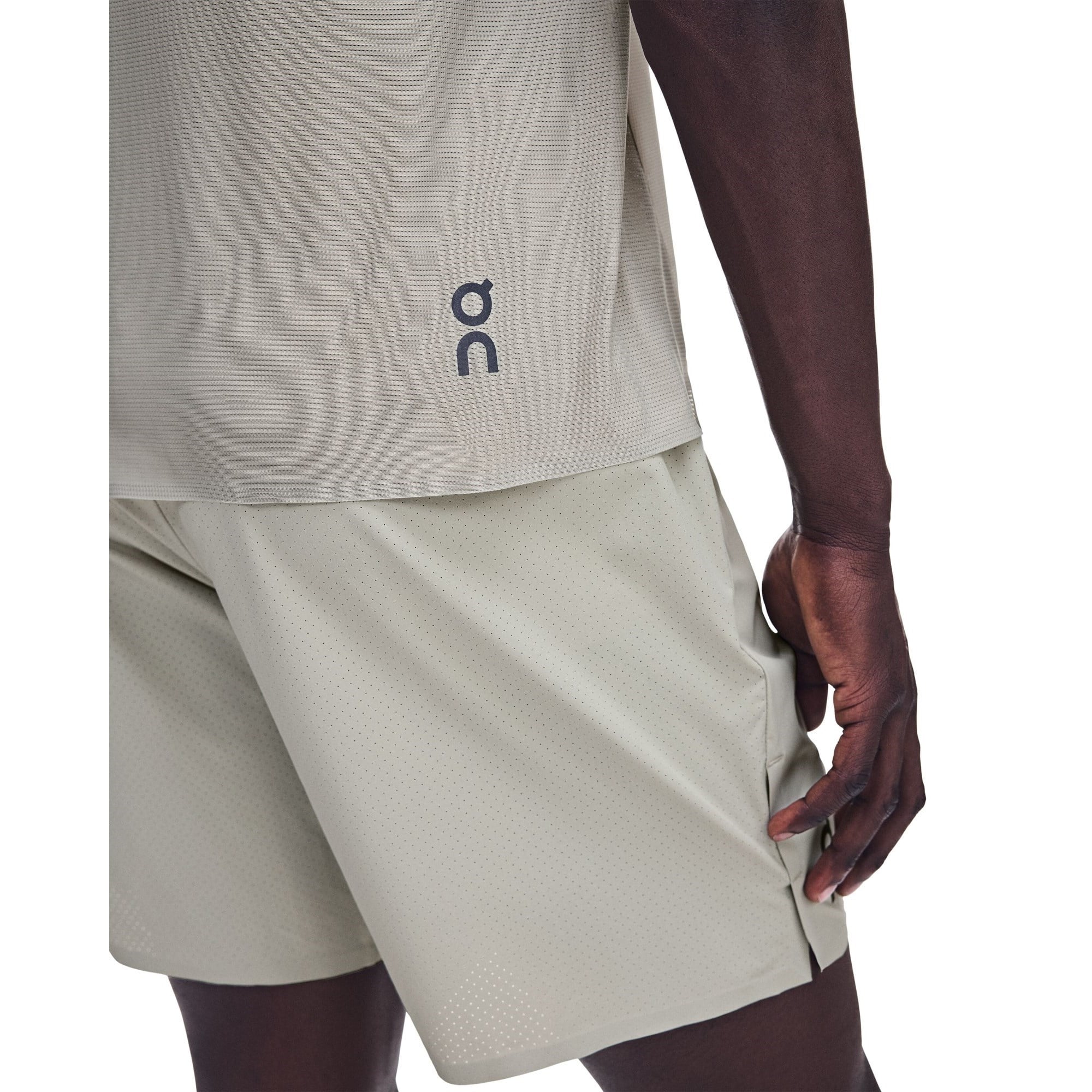 On Running Performance-T Mens Running T-Shirt - Hare/Brume - image 8