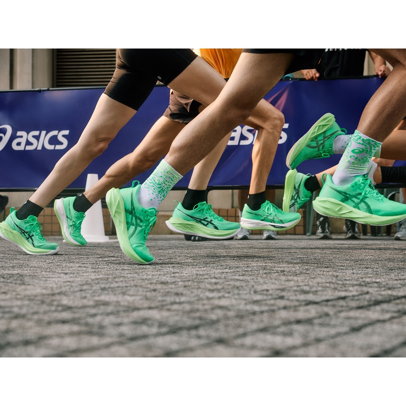 Asics Sonicblast Ekiden - Mens Running Shoes - Vital Green/Black