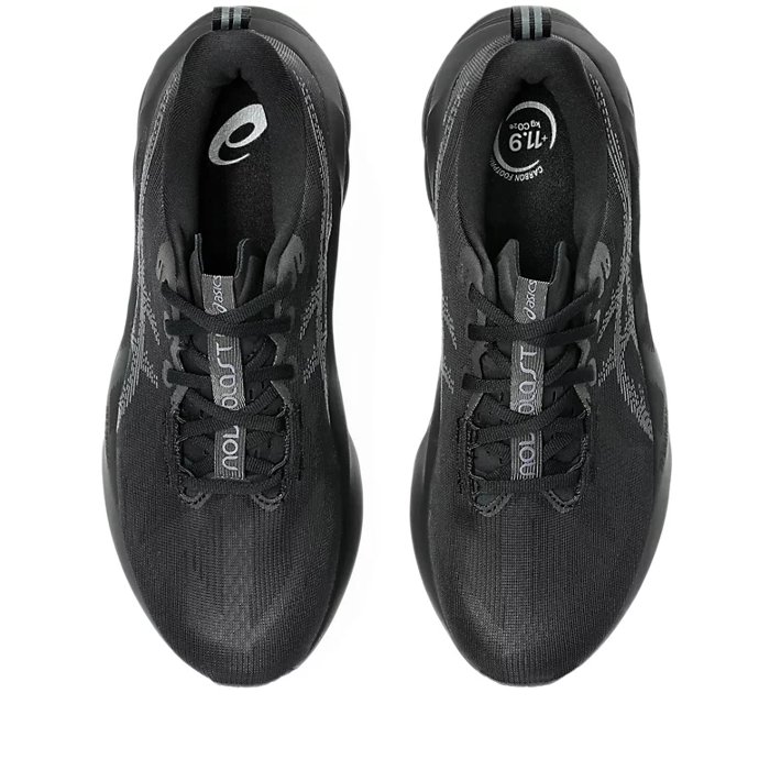 Asics Novablast 5 - Mens Running Shoes - Black/Carrier Grey