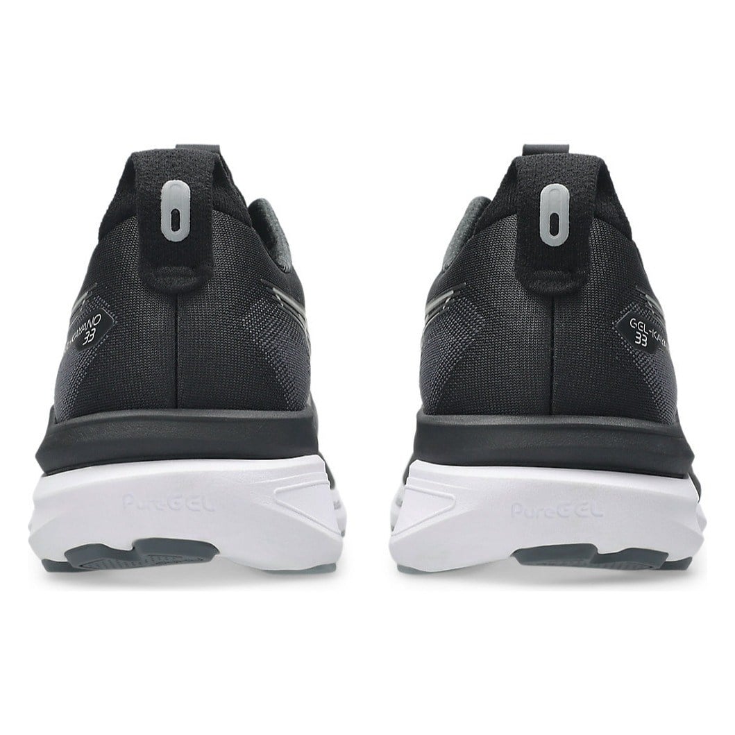 Asics Gel Kayano 33 - Mens Running Shoes - Black/White - image 5