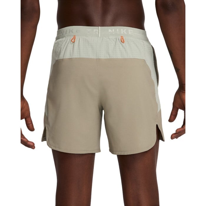 Nike Trail 6 Inch Brief-Lined Mens Running Shorts - Fir/Obsidian/Summit White