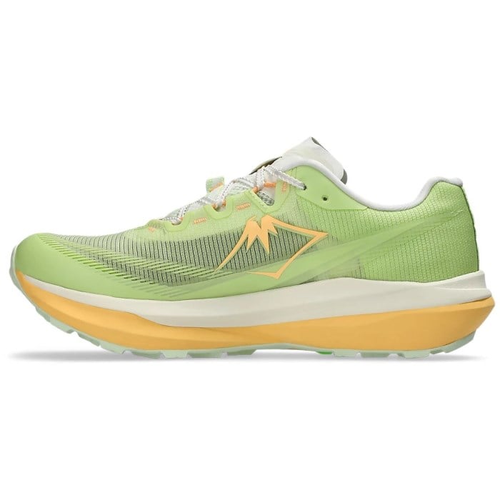 Asics Fuji Speed 4 - Mens Trail Running Shoes - Lime Green/Cream