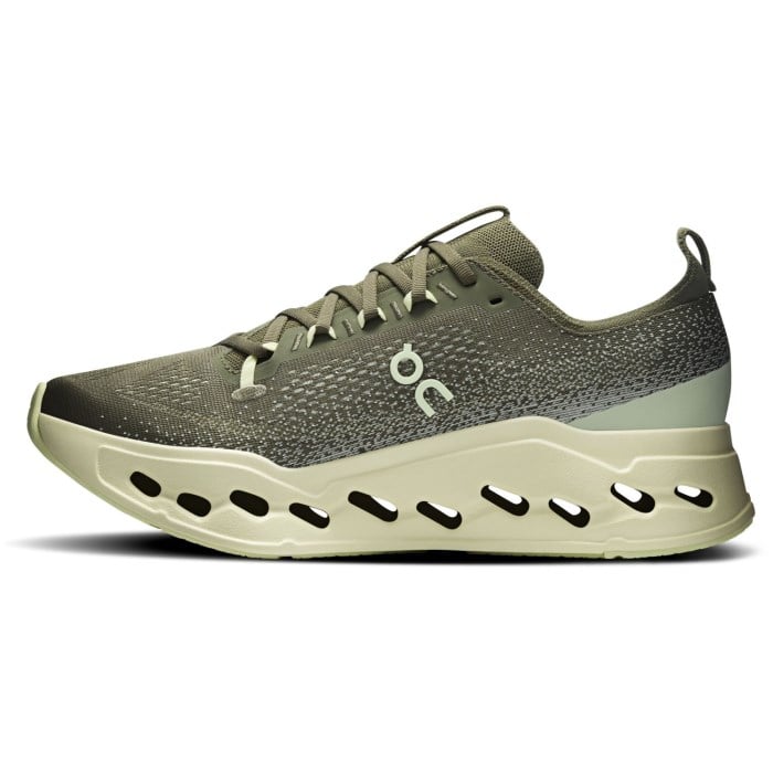 On Cloudsurfer Max - Mens Running Shoes - Olive/Seedling