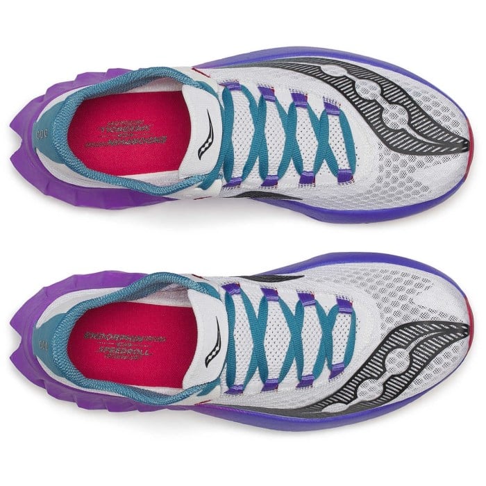 Saucony Endorphin Pro 4 - Mens Road Racing Shoes - White/Shadow