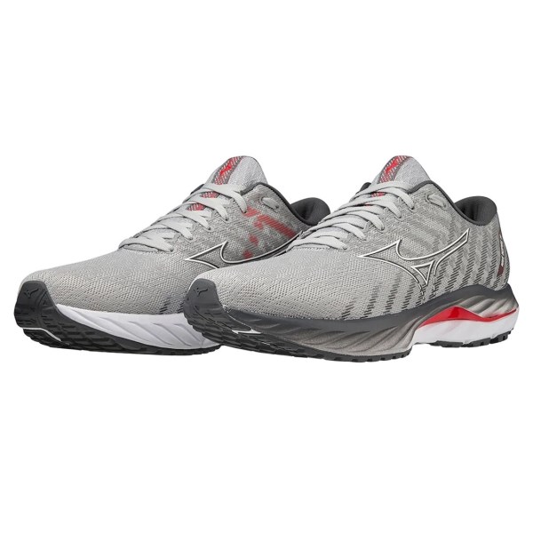Mizuno Wave Inspire 19 - Mens Running Shoes - Harbor Mist/White/Bittersweet
