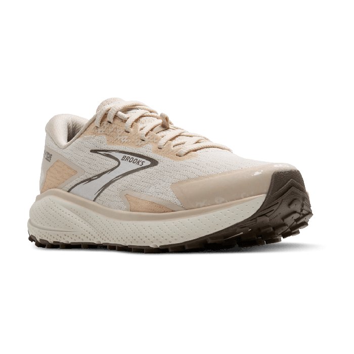 Brooks Divide 5 - Womens Trail Running Shoes - Coconut/Almond/Peach