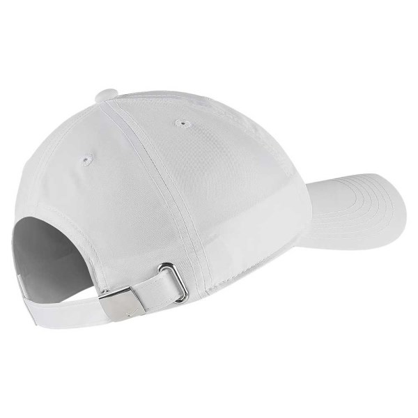 Nike Heritage 86 Metal Swoosh Kids Cap - White/Metallic Silver