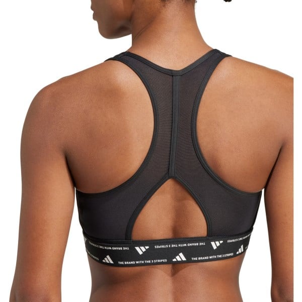 adidas PowerReact Training Bra - Womens - Black