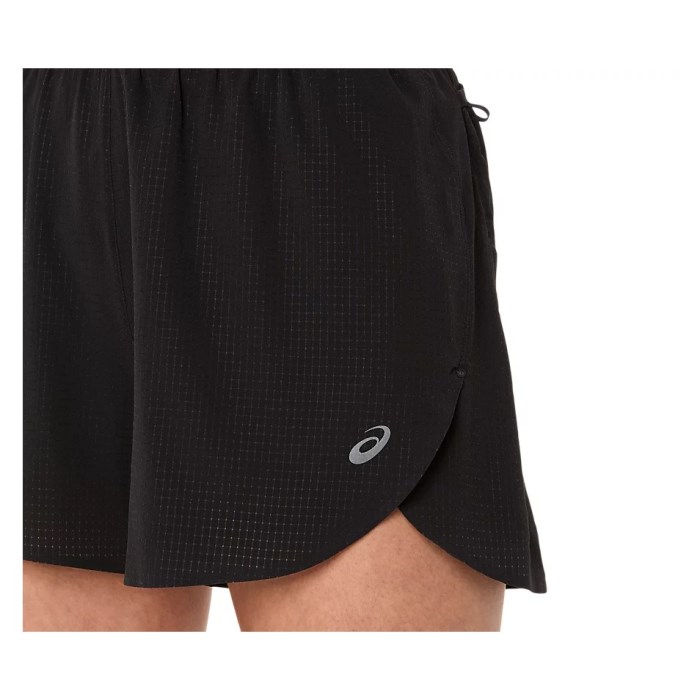 Asics MetaRun Womens Split Shorts - Performance Black - image 3
