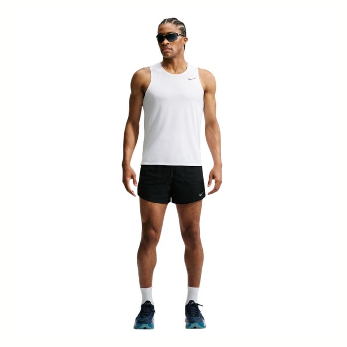Nike Stride Aero-Fit 5 Inch Mens Running Shorts - Black/Reflective Silver - image 5