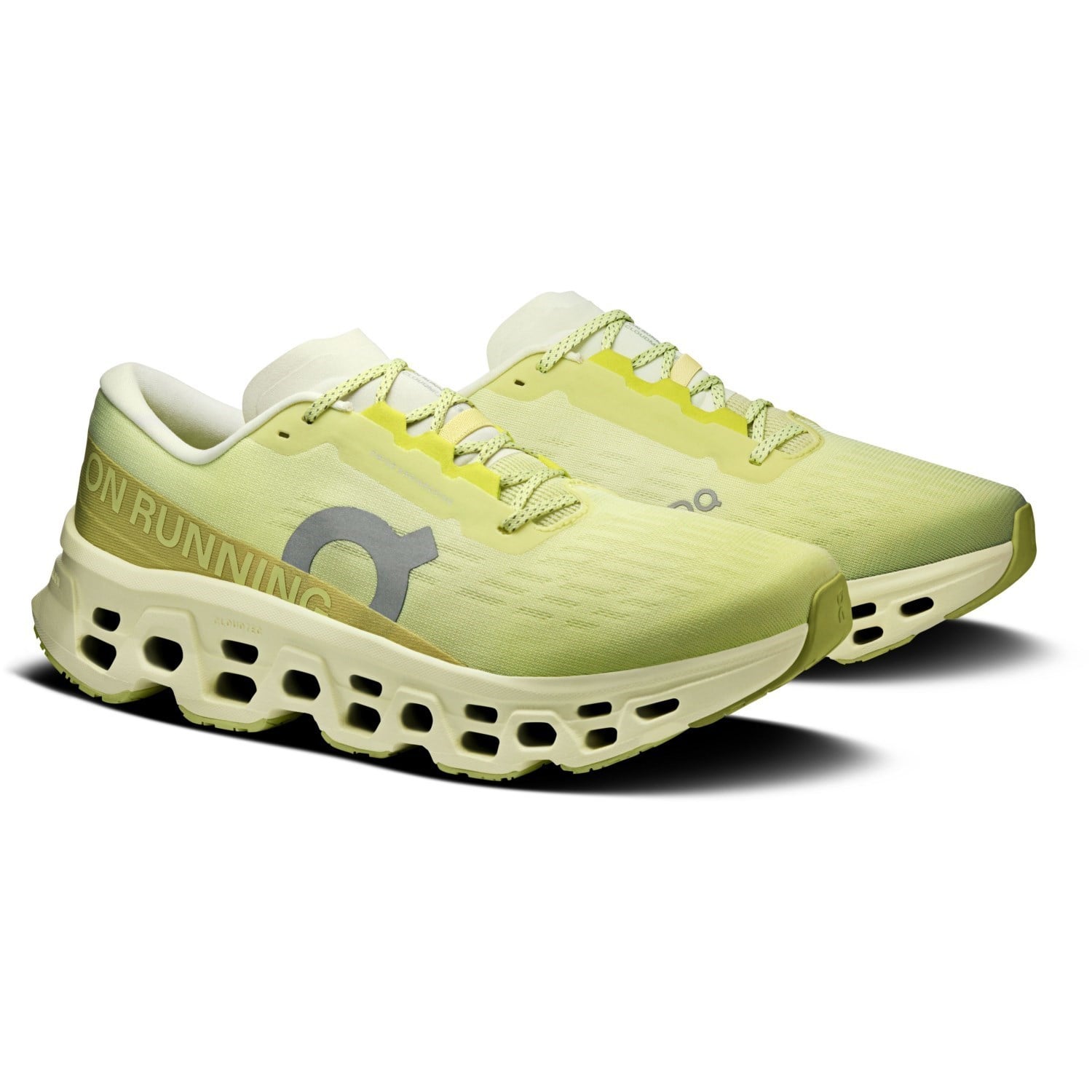 On Cloudmonster 3 - Mens Running Shoes - Limelight/Seedling