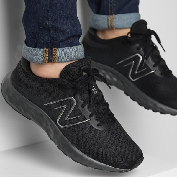 New Balance 520v8 - Mens Running Shoes - Black/Black