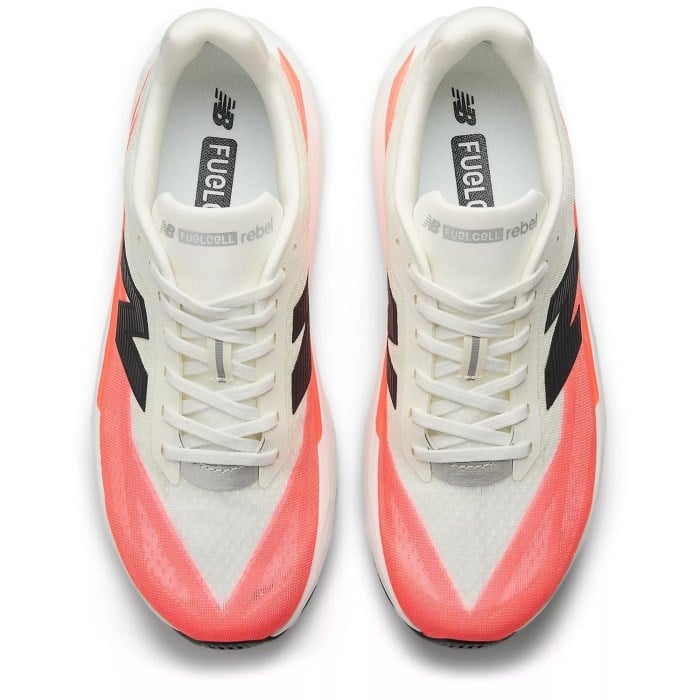 New Balance FuelCell Rebel v5 - Mens Running Shoes - Urgent Red/White/Sea Salt