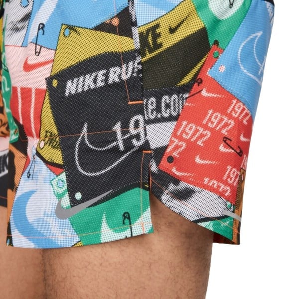 Nike Stride Run Energy Mens Running Shorts - Total Orange/Black/Black/Reflective Silver
