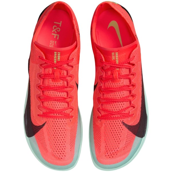 Nike Dragonfly 2 Elite - Unisex Long Distance Spikes - Bright Crimson/Cave Purple/Lime Blast