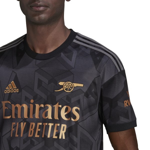 Adidas Arsenal 2022/23 Away Mens Soccer Jersey - Black