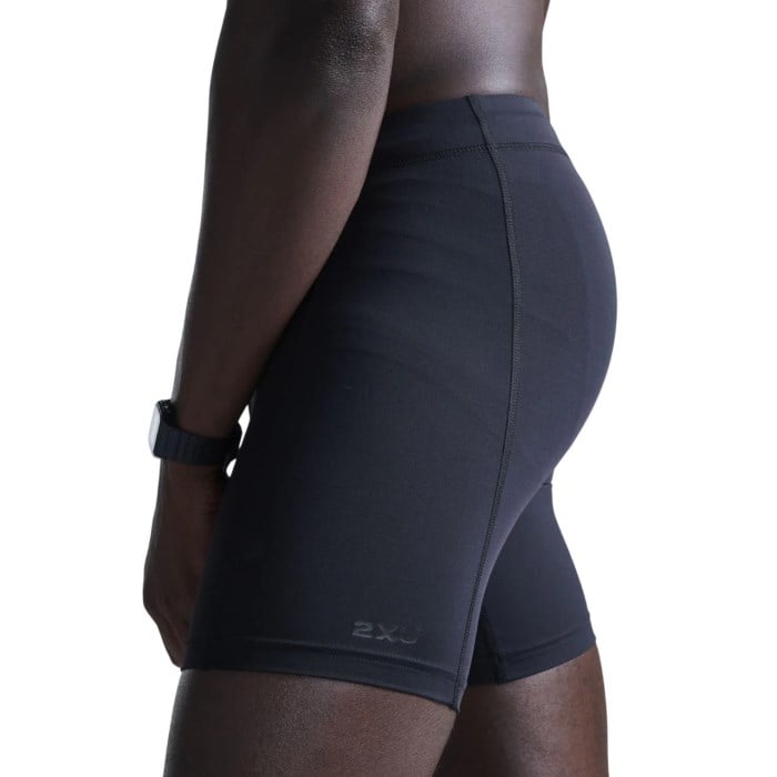 2XU Compression Mens Half Shorts - Black/Black