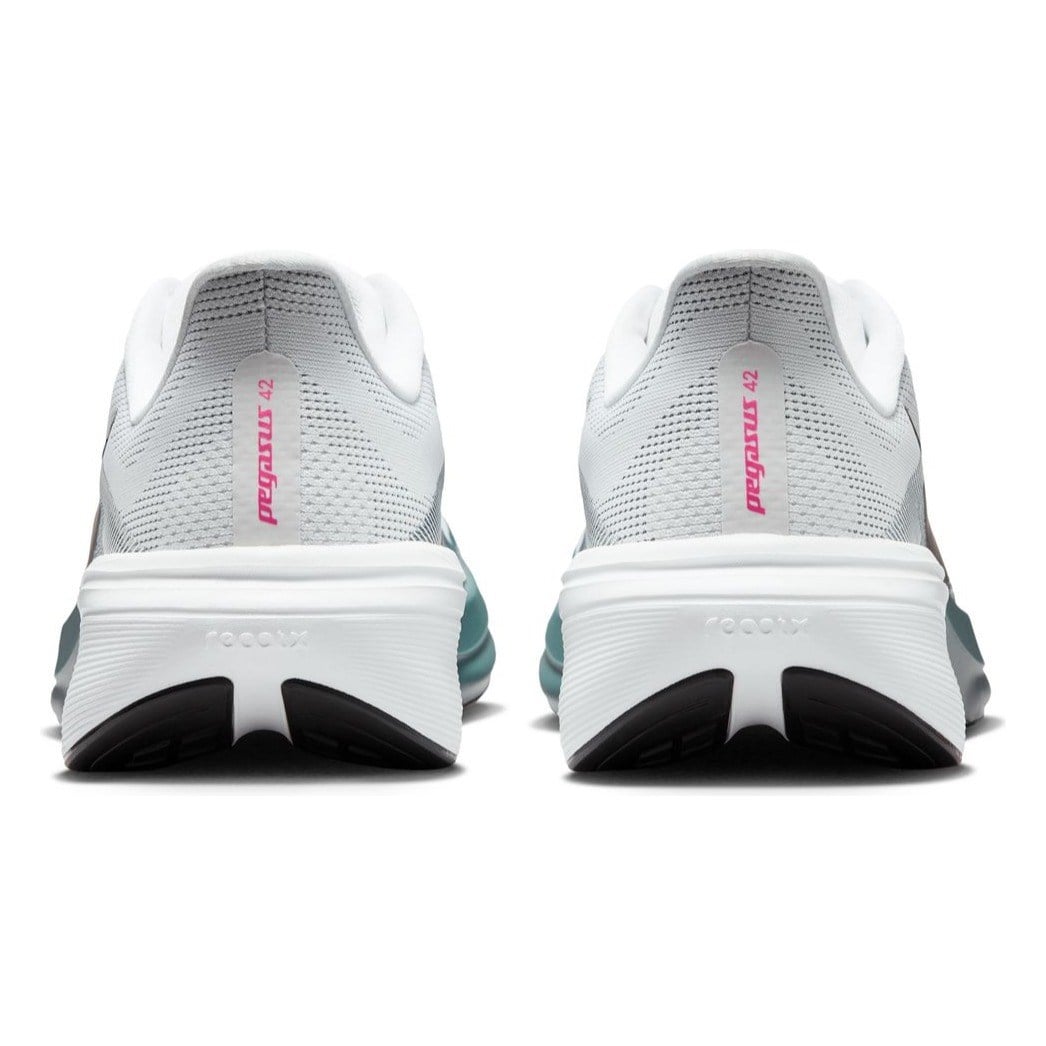 Nike Pegasus 42 - Mens Running Shoes - White/Black/Mineral Slate/Hyper Pink - image 5