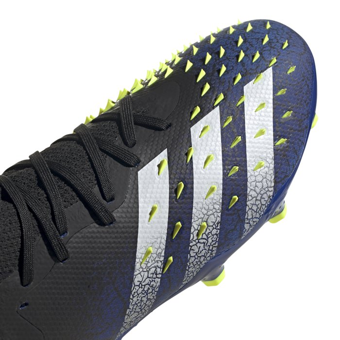 Adidas Predator Freak .2 FG - Mens Football Boots - Core Black/White/Solar Yellow