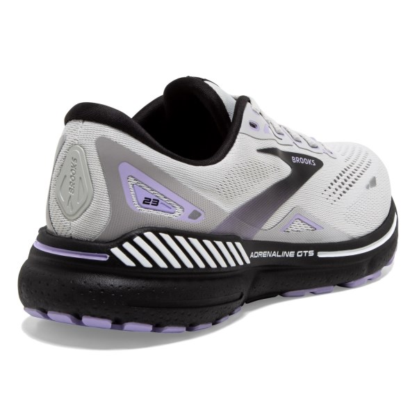 Brooks Adrenaline GTS 23 - Womens Running Shoes - Grey/Black/Purple