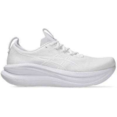 Asics Gel Nimbus 28 - Mens Running Shoes - White/White