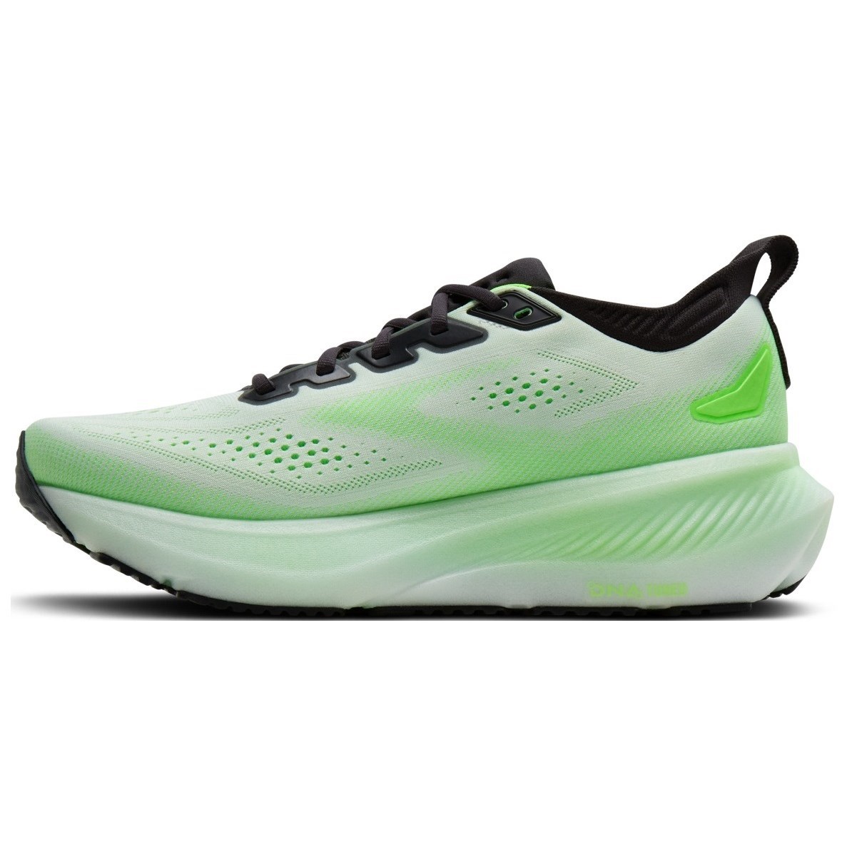 Brooks Glycerin 23 - Mens Running Shoes - White/Phantom/Green Gecko