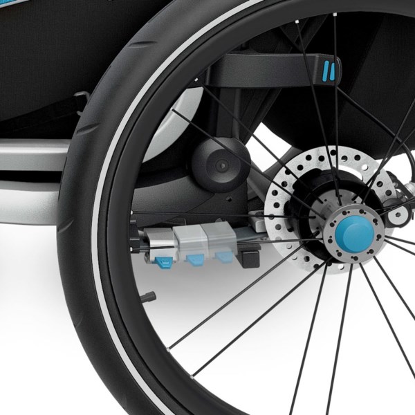 Thule Chariot Sport 2 - Multi-Sport Bike Trailer - Double Seat - Blue/Black