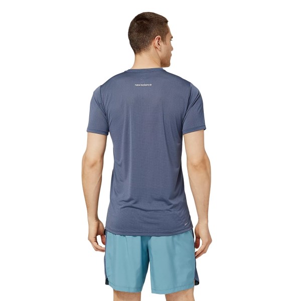 New Balance Accelerate Mens Running T-Shirt - Thunder