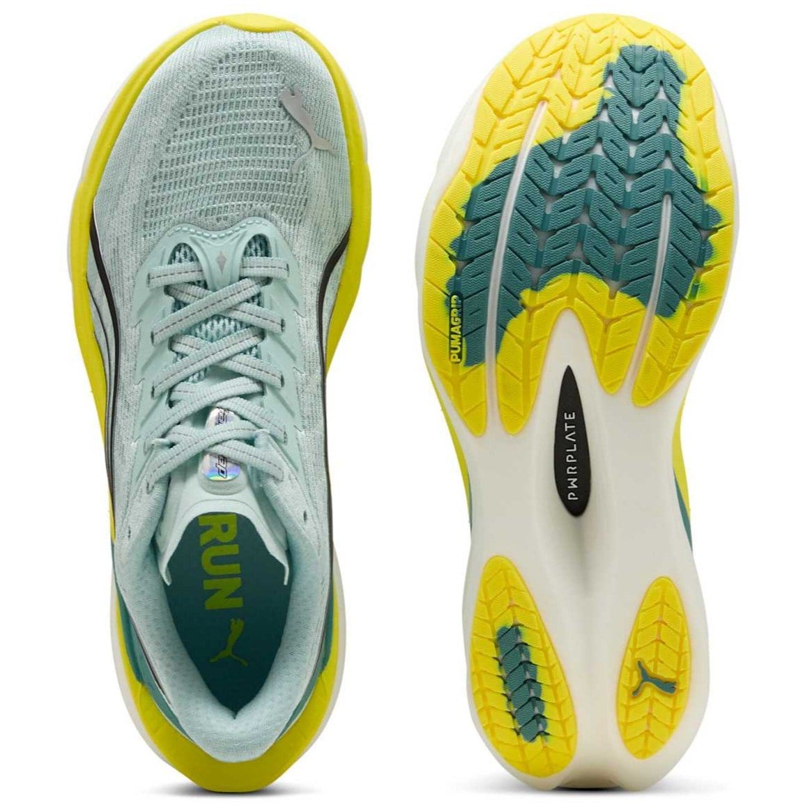 Puma Deviate Nitro 4 - Womens Running Shoes - Fresh Water/Nitro Blue