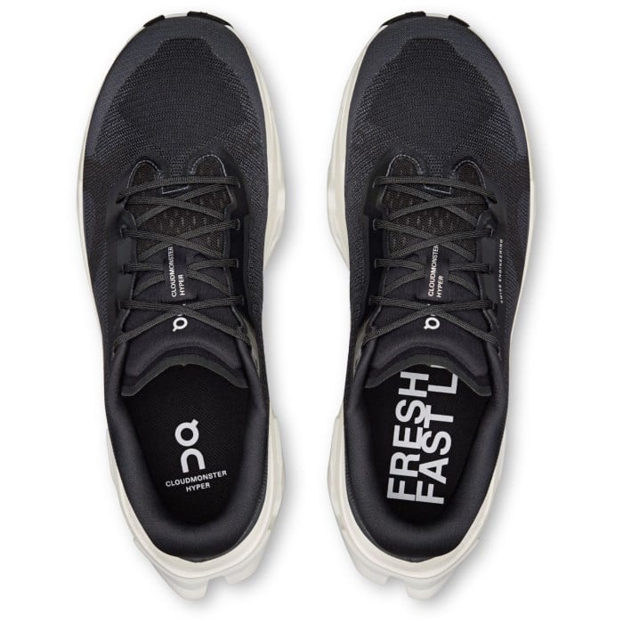 On Cloudmonster Hyper 3 - Mens Running Shoes - Black/Ivory