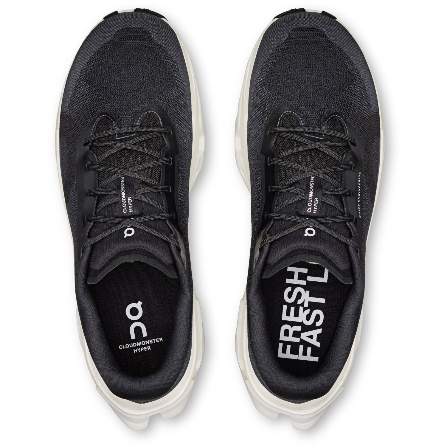 On Cloudmonster Hyper 3 - Mens Running Shoes - Black/Ivory