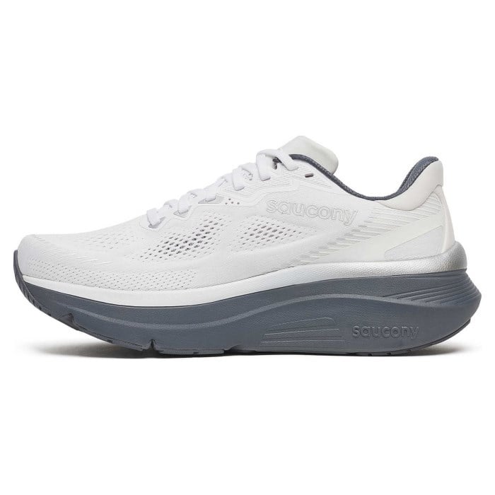 Saucony Guide 19 - Mens Running Shoes - White/Shadow