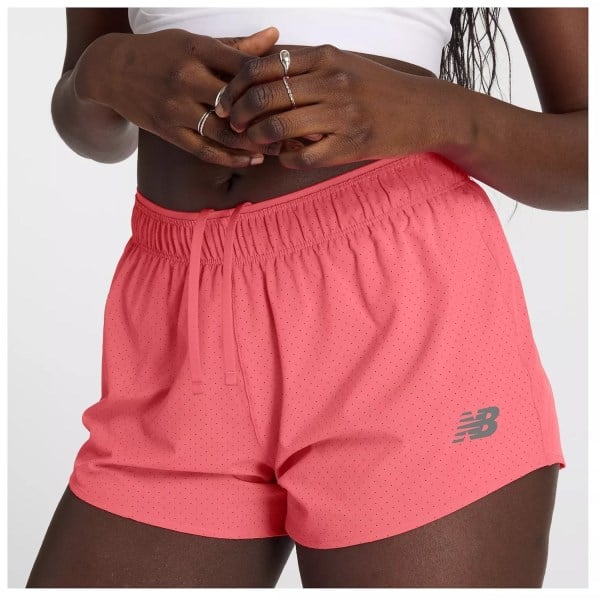 New Balance RC 3 Inch Running Shorts - Womens - Drift Red