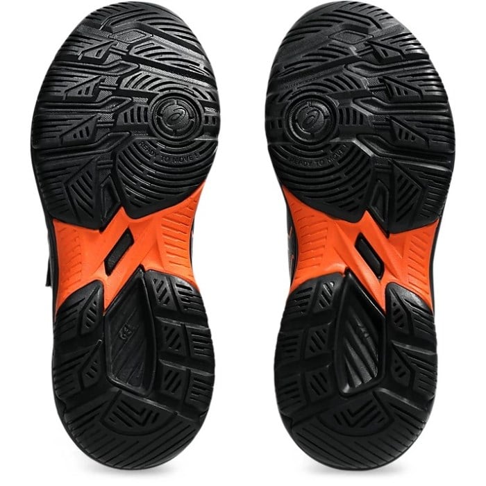 Asics Gel 550TR PS - Kids Cross Training Shoes - Black/Nova Orange