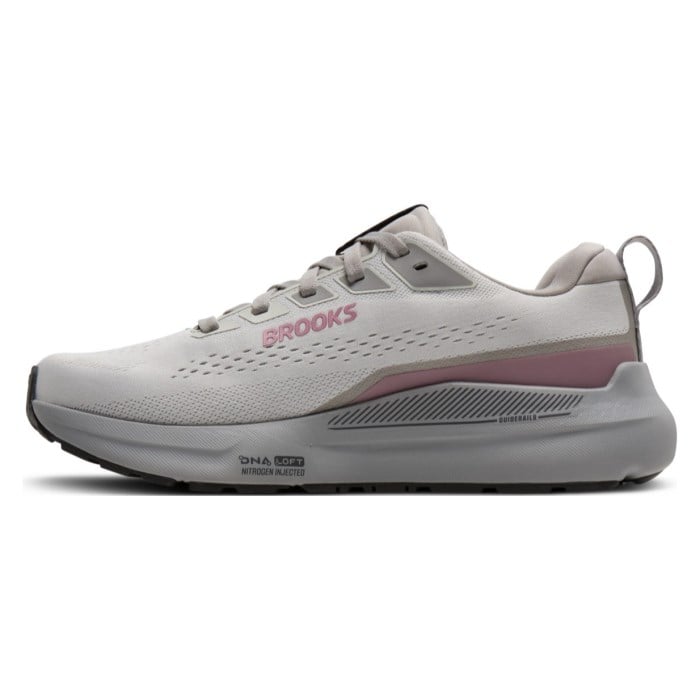 Brooks Ariel GTS 26 - Womens Running Shoes - Oyster Mushroom/Alloy/Pink - image 2