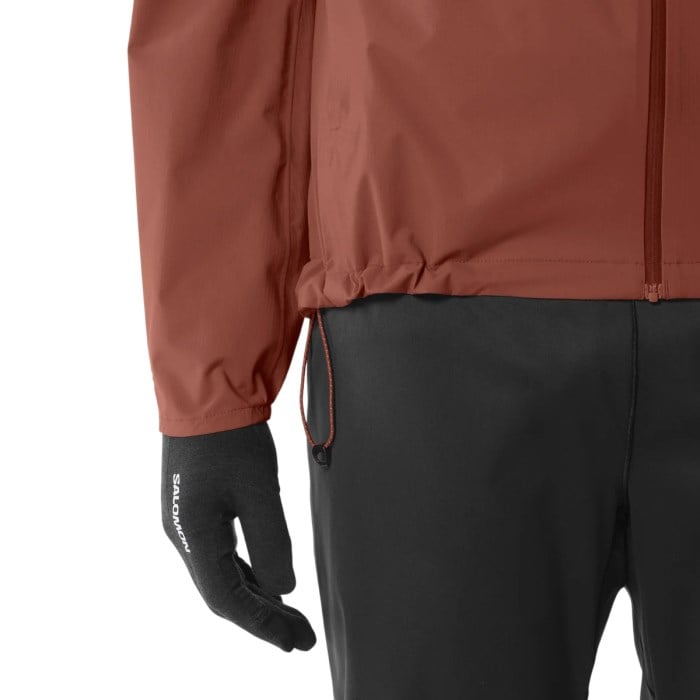 Salomon Bonatti Waterproof Mens Jacket - Burnt Amber - image 3