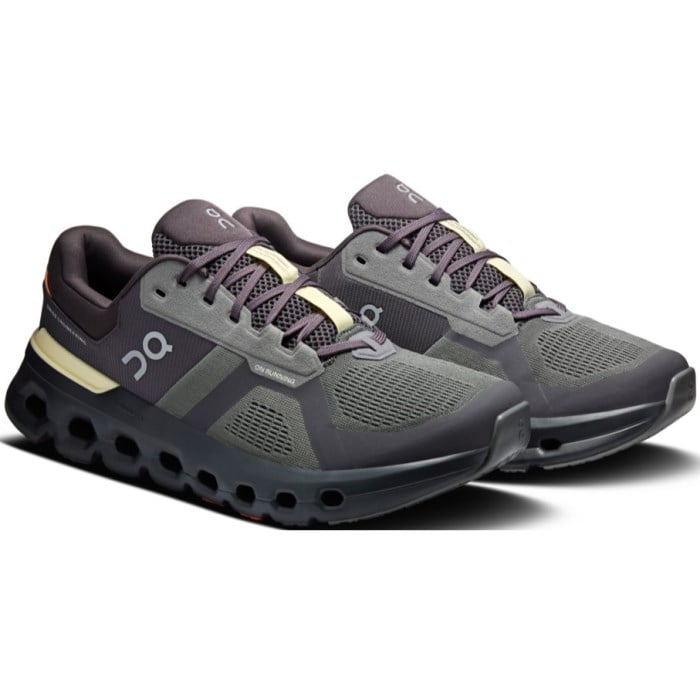 On Cloudrunner 2 - Mens Running Shoes - Rock/Tangerine