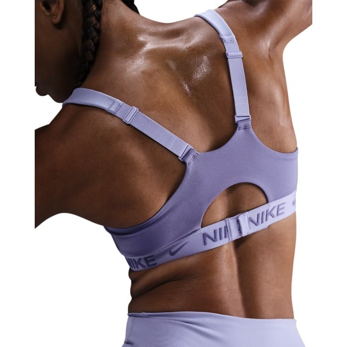 Nike Indy High Support Adjustable Sports Bra - Womens - Lilac Ice/Dusty Amethyst