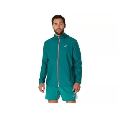 Asics Silver Mens Running Jacket