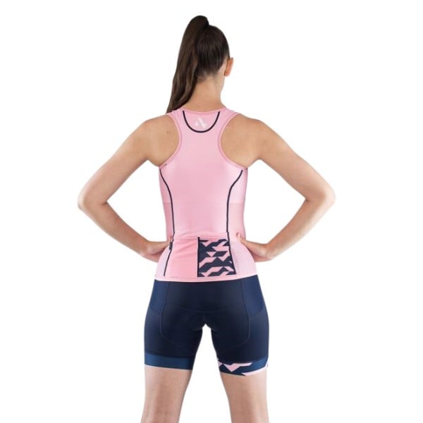 Sub4 Womens Triathlon Singlet - Brevett Dusk