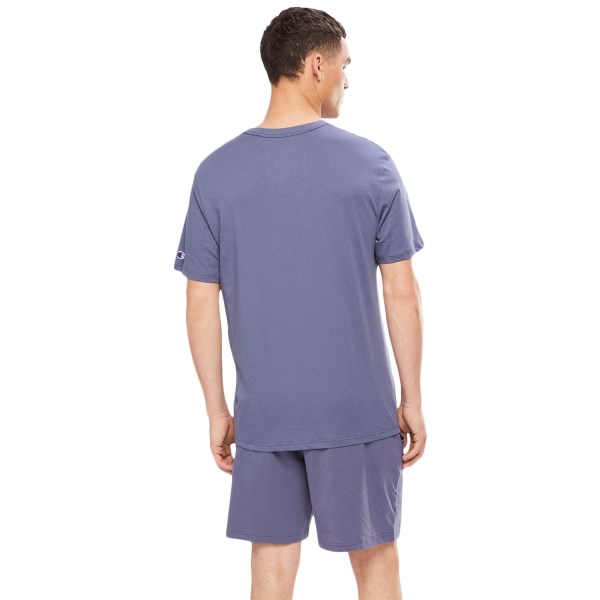 Champion Script Mens Short Sleeve T-Shirt - Grey Hound