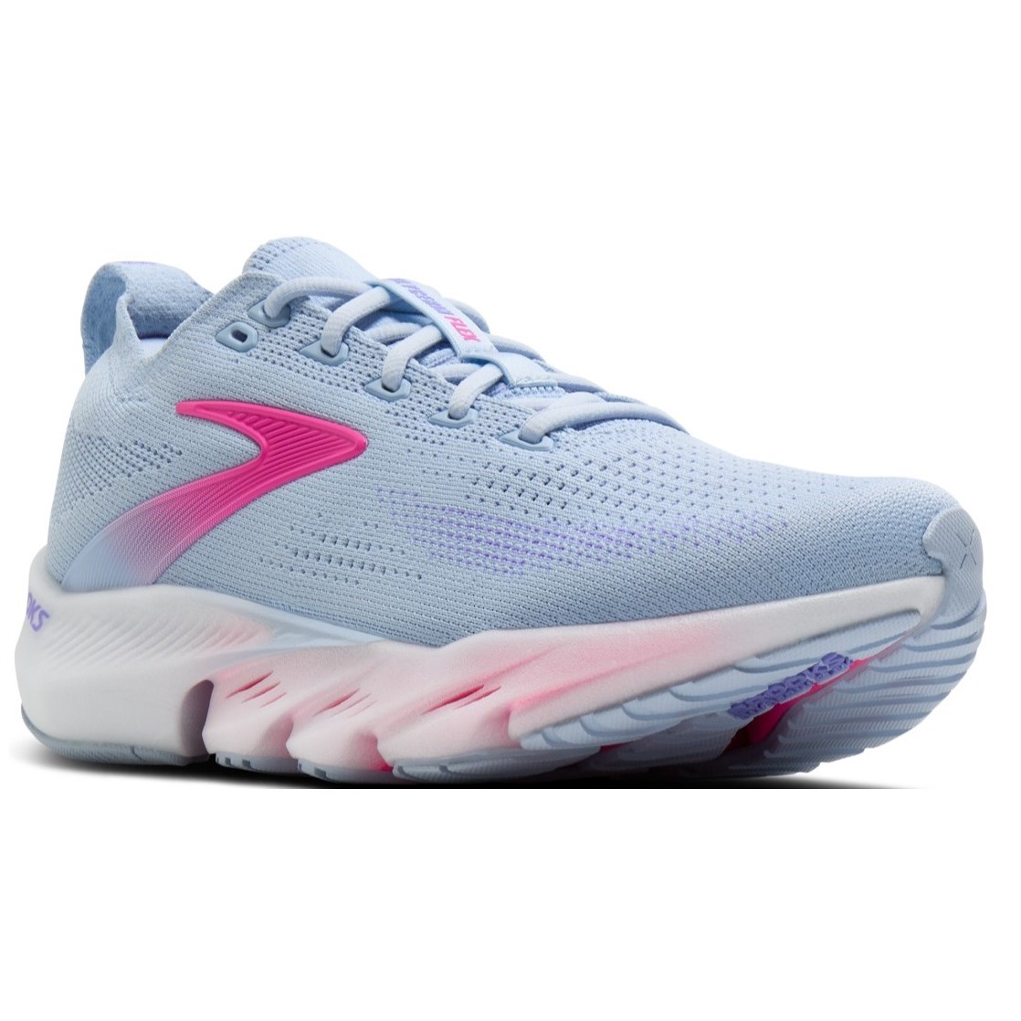 Brooks Glycerin Flex - Womens Running Shoes - Skyway/Pink/Blazing Bel