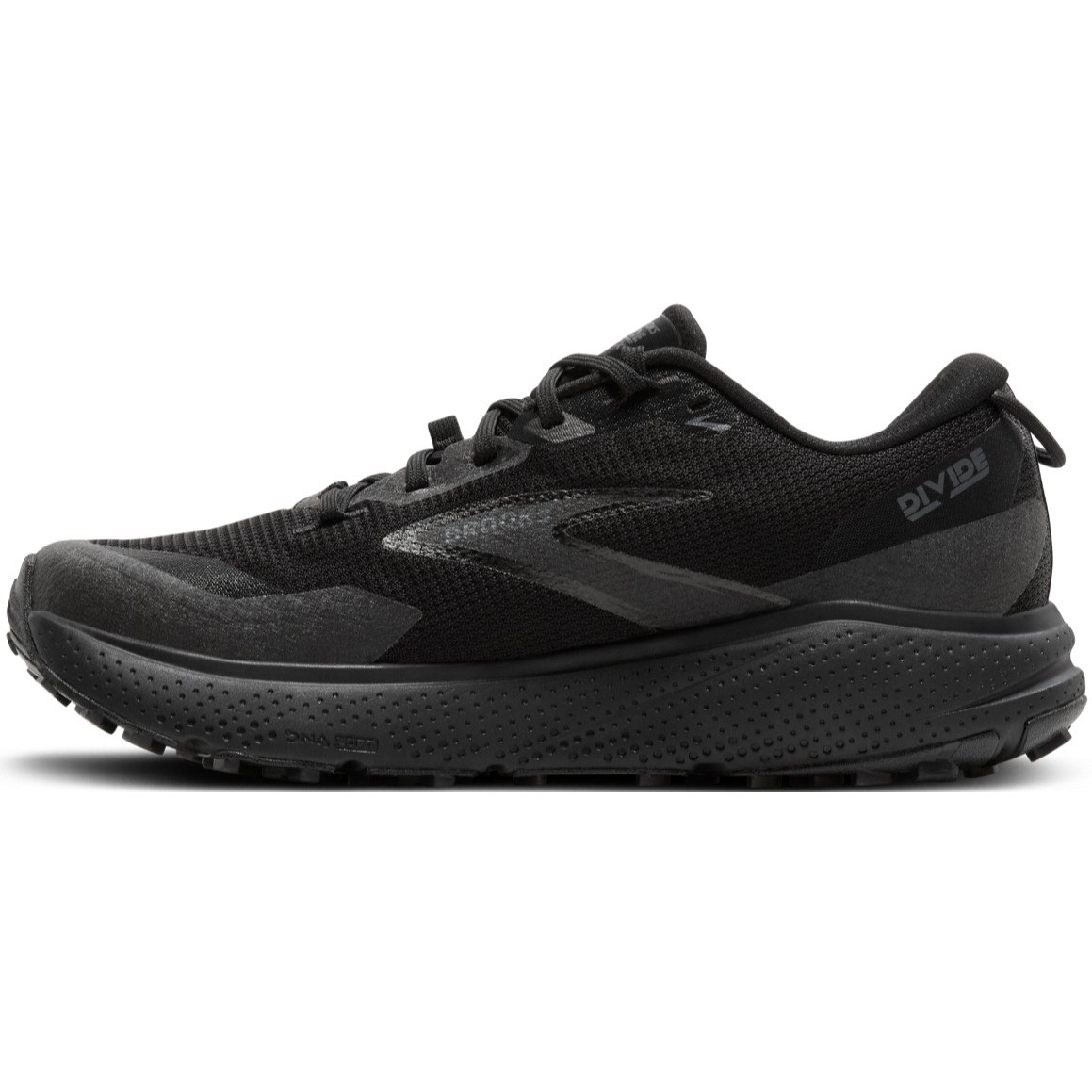 Brooks GTX Divide 6 - Mens Trail Running Shoes - Black/Black/Black