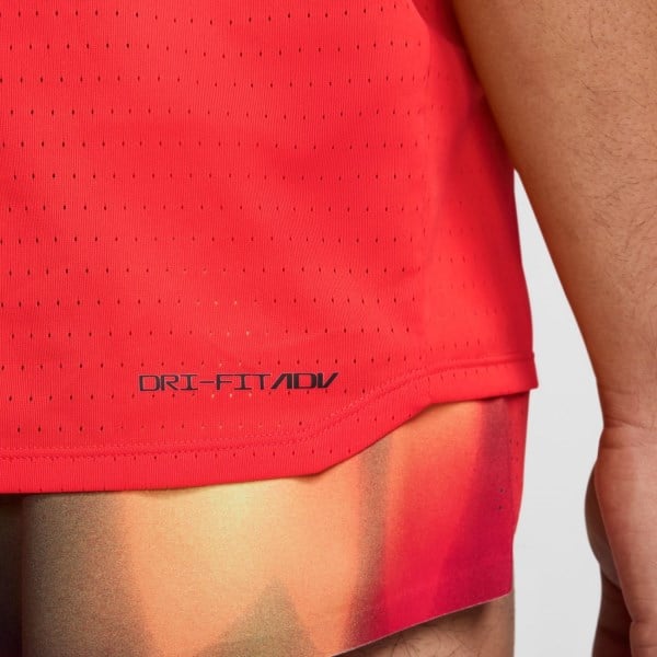 Nike Dri-Fit AeroSwift Running T-Shirt - Mens - Crimson/Black
